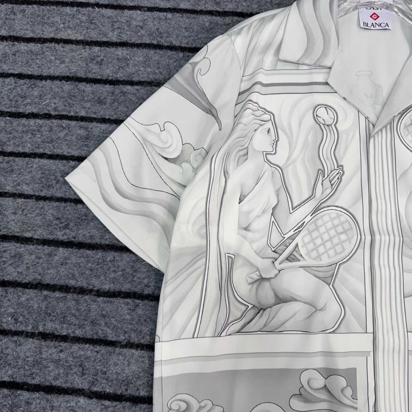 Casablanca Sacred Stone Silk Shirt - EUR FASHION