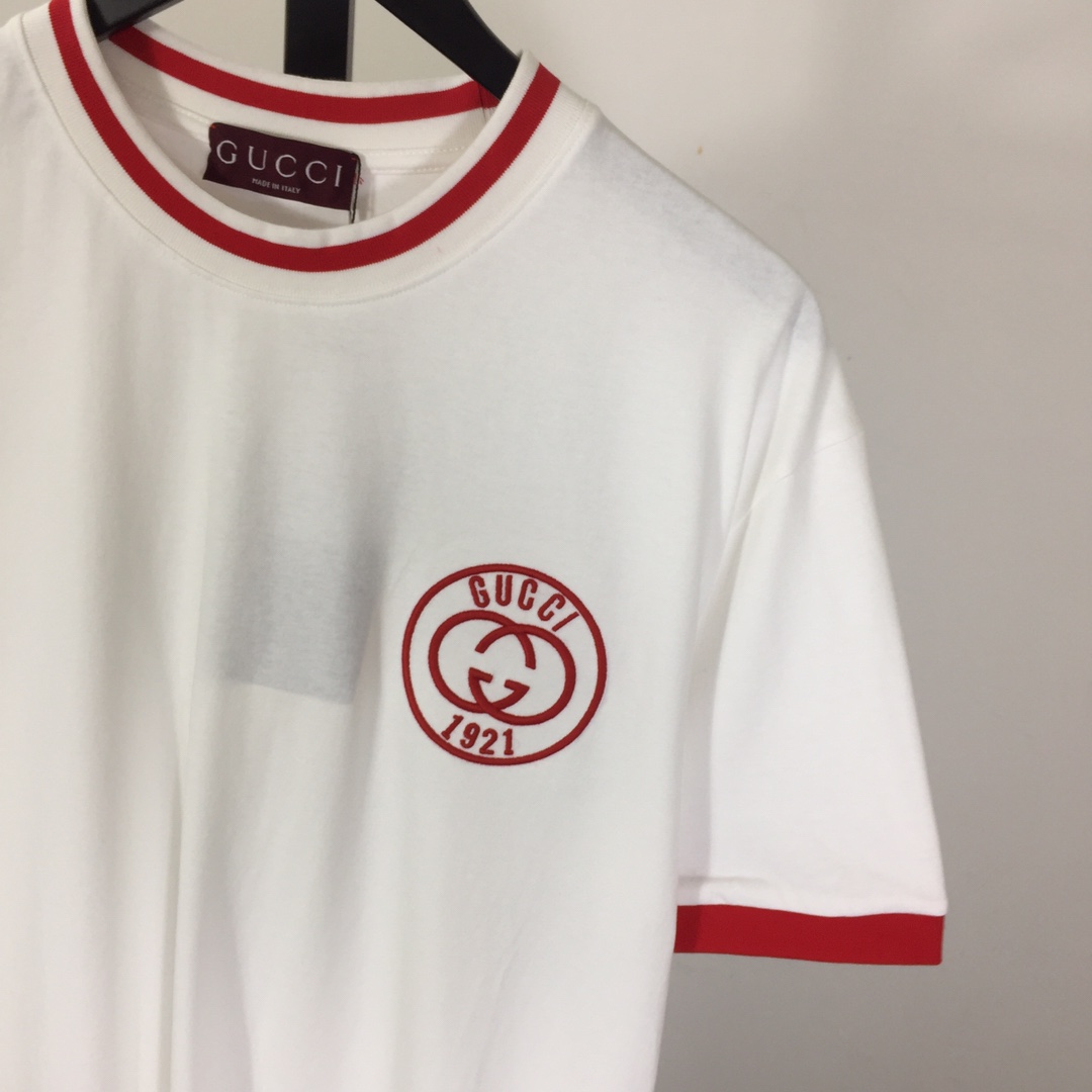 Gucci Cotton Jersey T-shirt With Embroidery - EUR FASHION