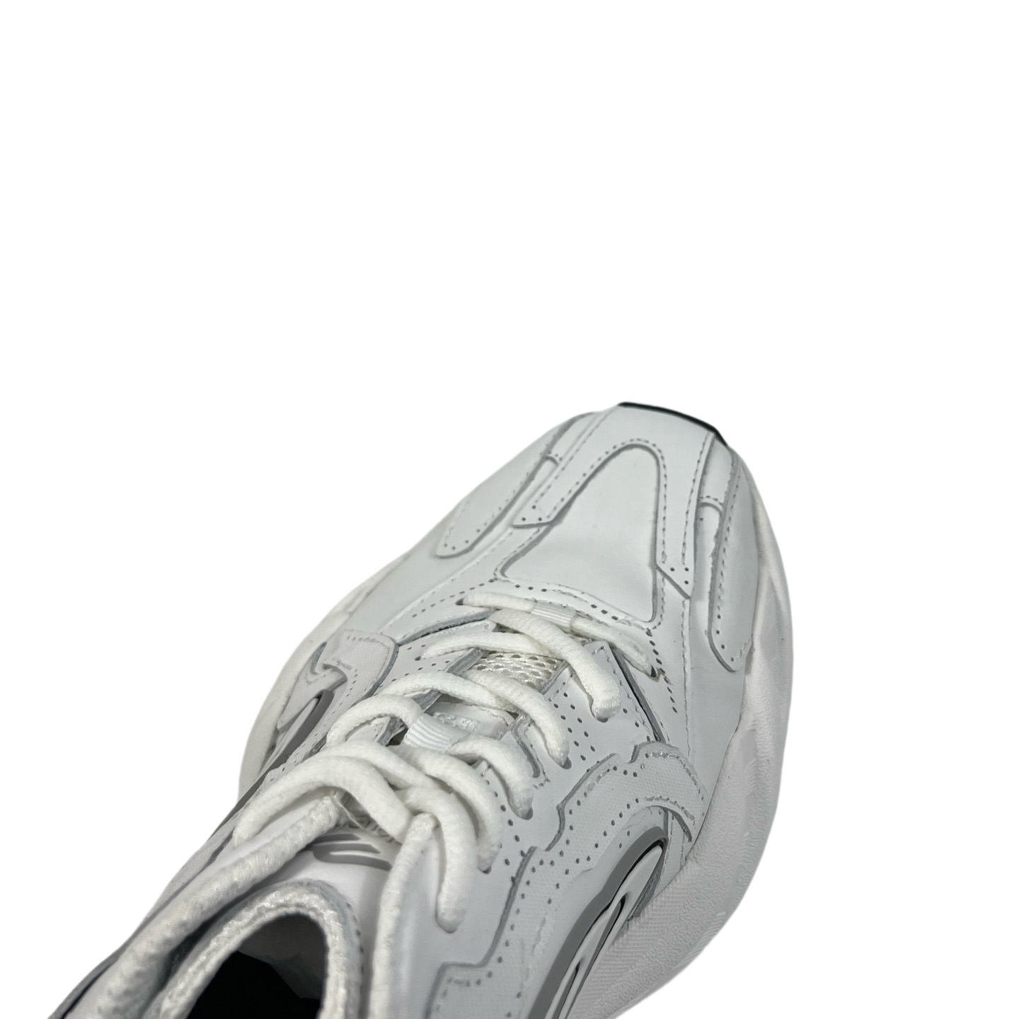 Balenciaga Monday Shoe In White,black And Grey Cowskin And Polyester - EUR FASHION
