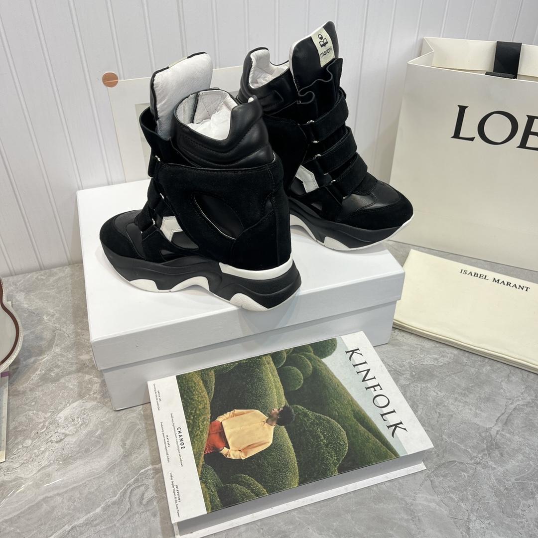 Isabel Marant Balskee High-Top Wedge Sneakers  - EUR FASHION