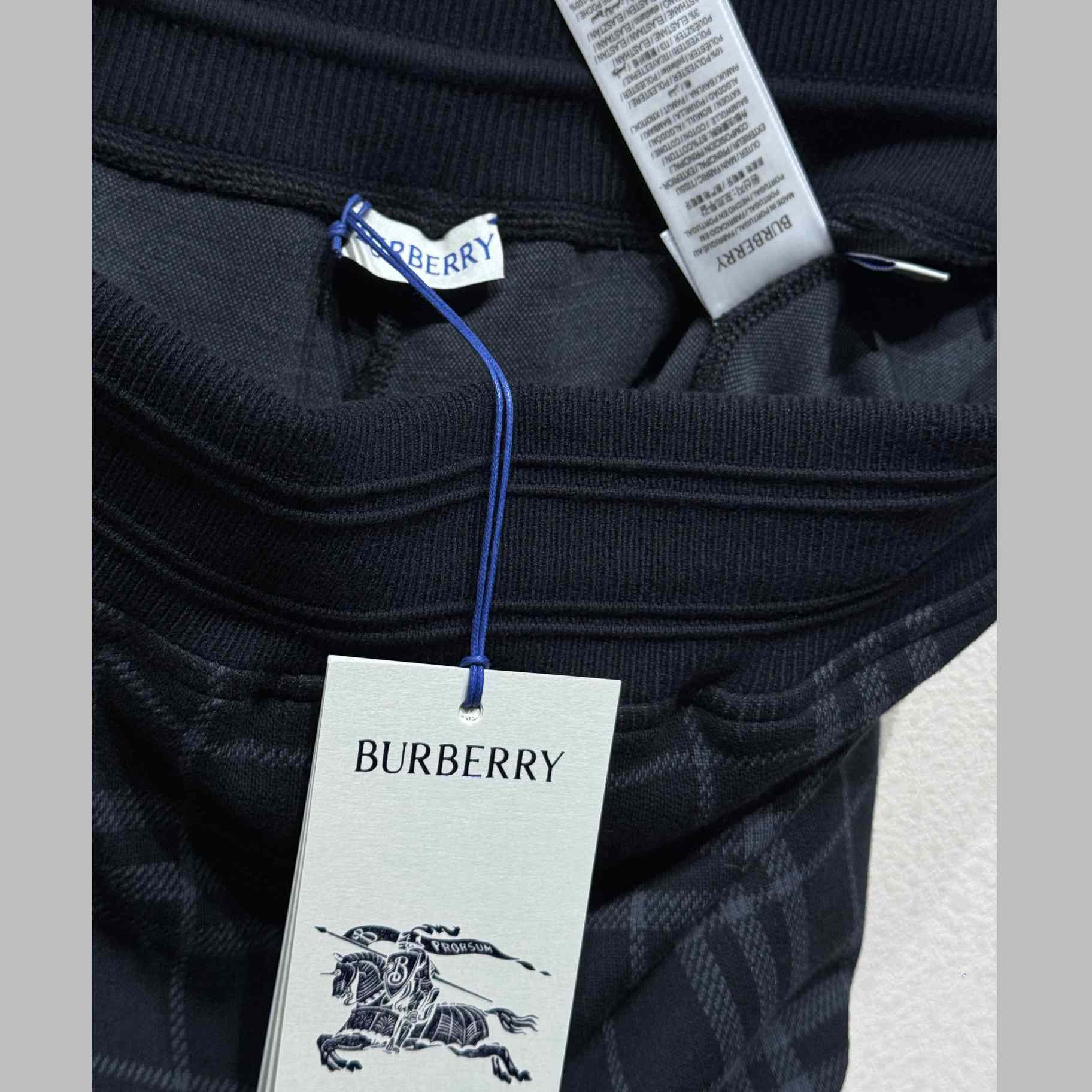 Burberry Check Stretch Cotton Blend Shorts - EUR FASHION