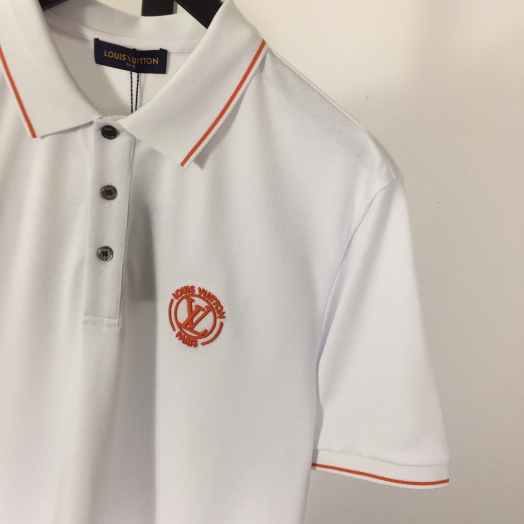Louis Vuitton Short-Sleeved Cotton Polo Shirt    - EUR FASHION