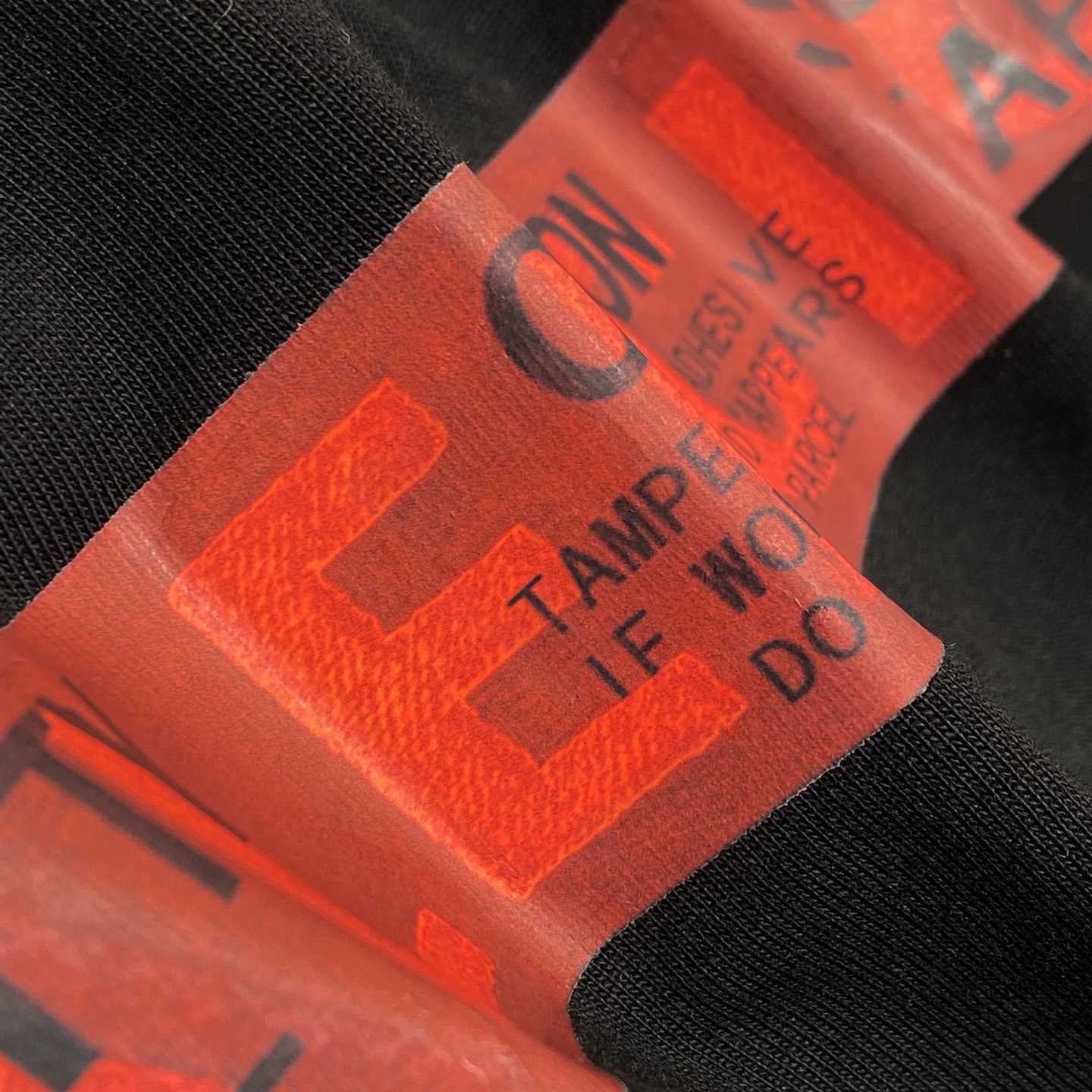 Balenciaga Taped Balenciaga Back T-Shirt Medium Fit In Black - EUR FASHION