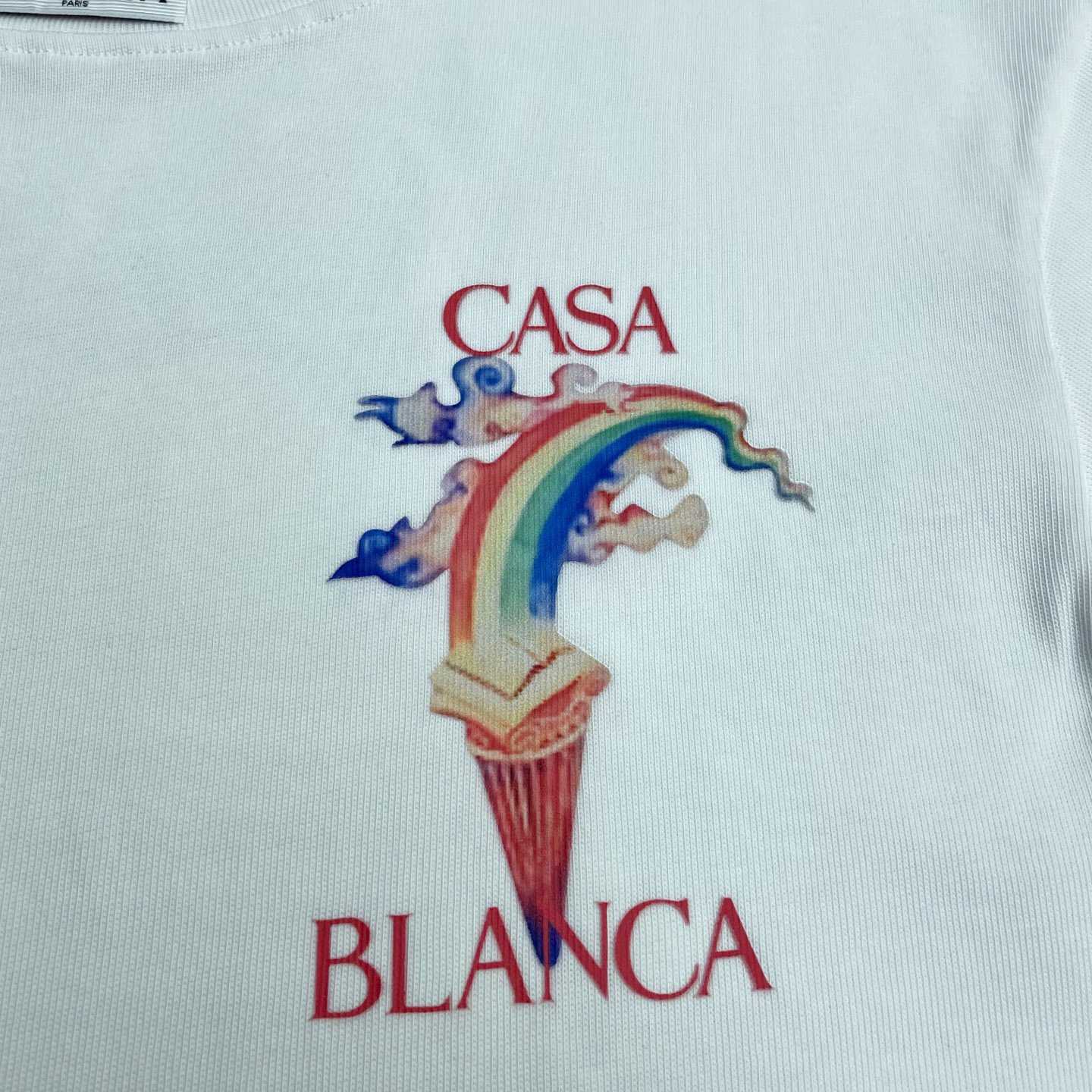Casablanca Nature Teacher Printed Cotton T-Shirt   C950 - EUR FASHION