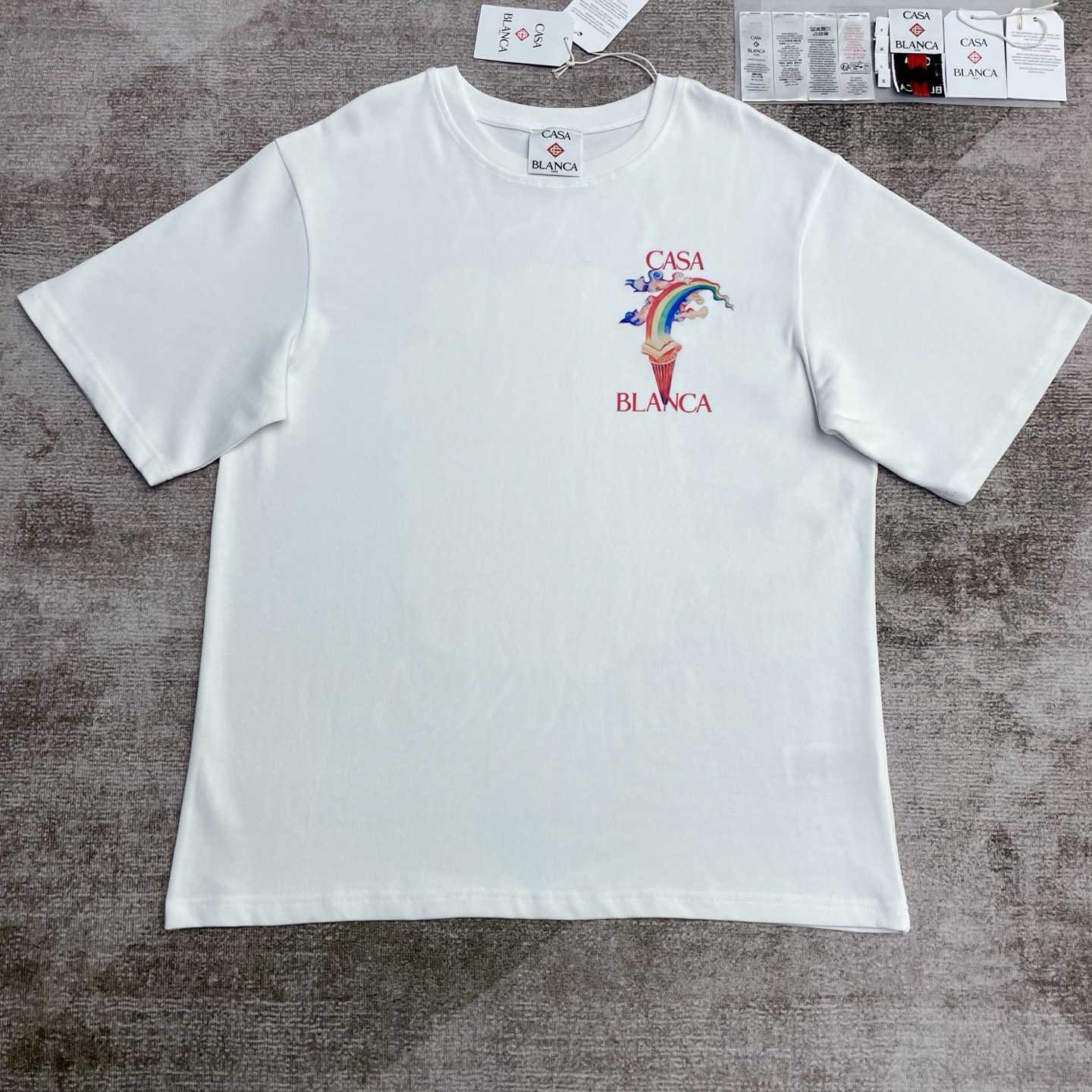 Casablanca Nature Teacher Printed Cotton T-Shirt   C950 - EUR FASHION