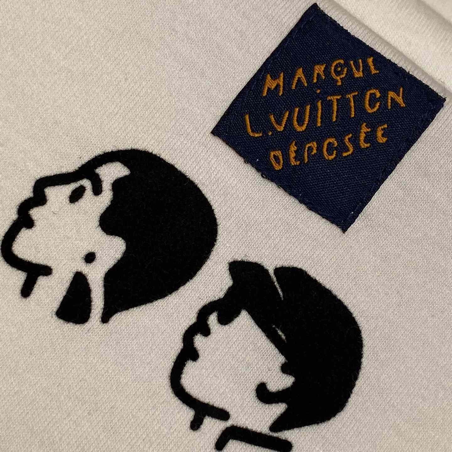 Louis Vuitton Short-Sleeved Cotton Crewneck   - EUR FASHION