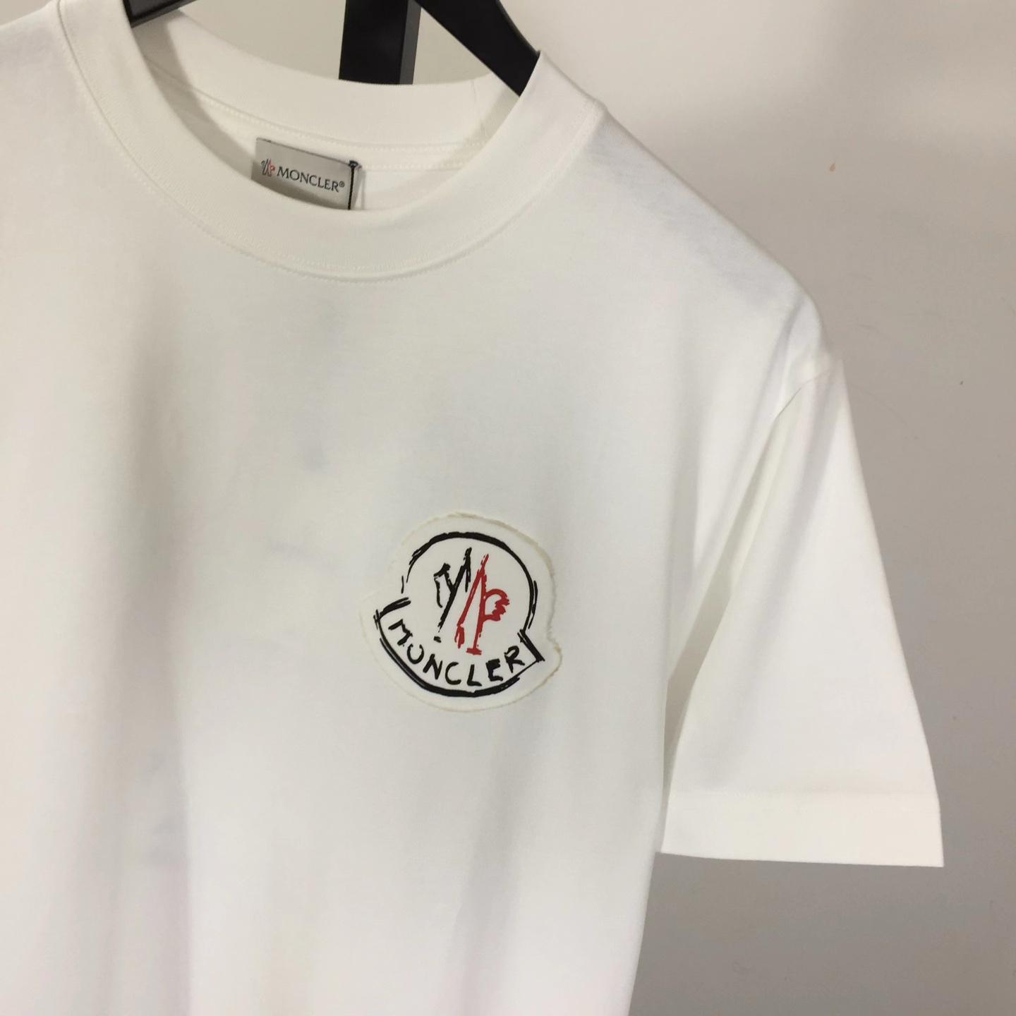 Moncler Logo Cotton T-shirt - EUR FASHION