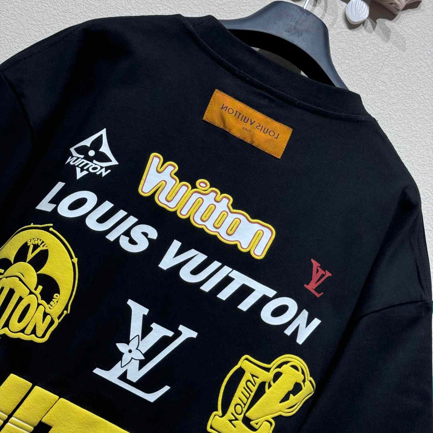 Louis Vuitton Short-Sleeved Cotton Crewneck    - EUR FASHION