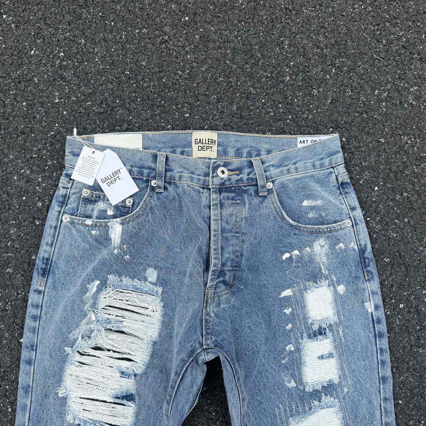 Gallery Dept. Ripped Denim Flared Pants - EUR FASHION