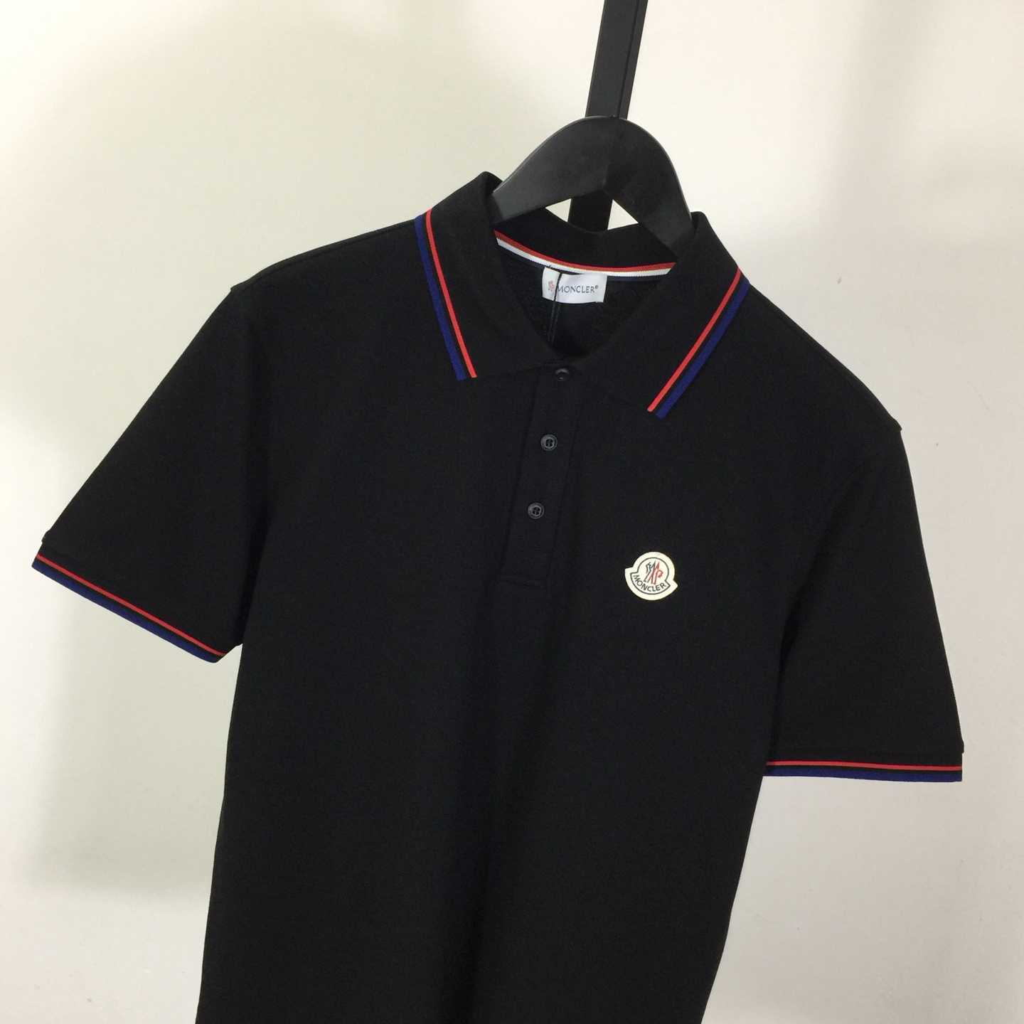 Moncler Logo Cotton Polo Shirt - EUR FASHION