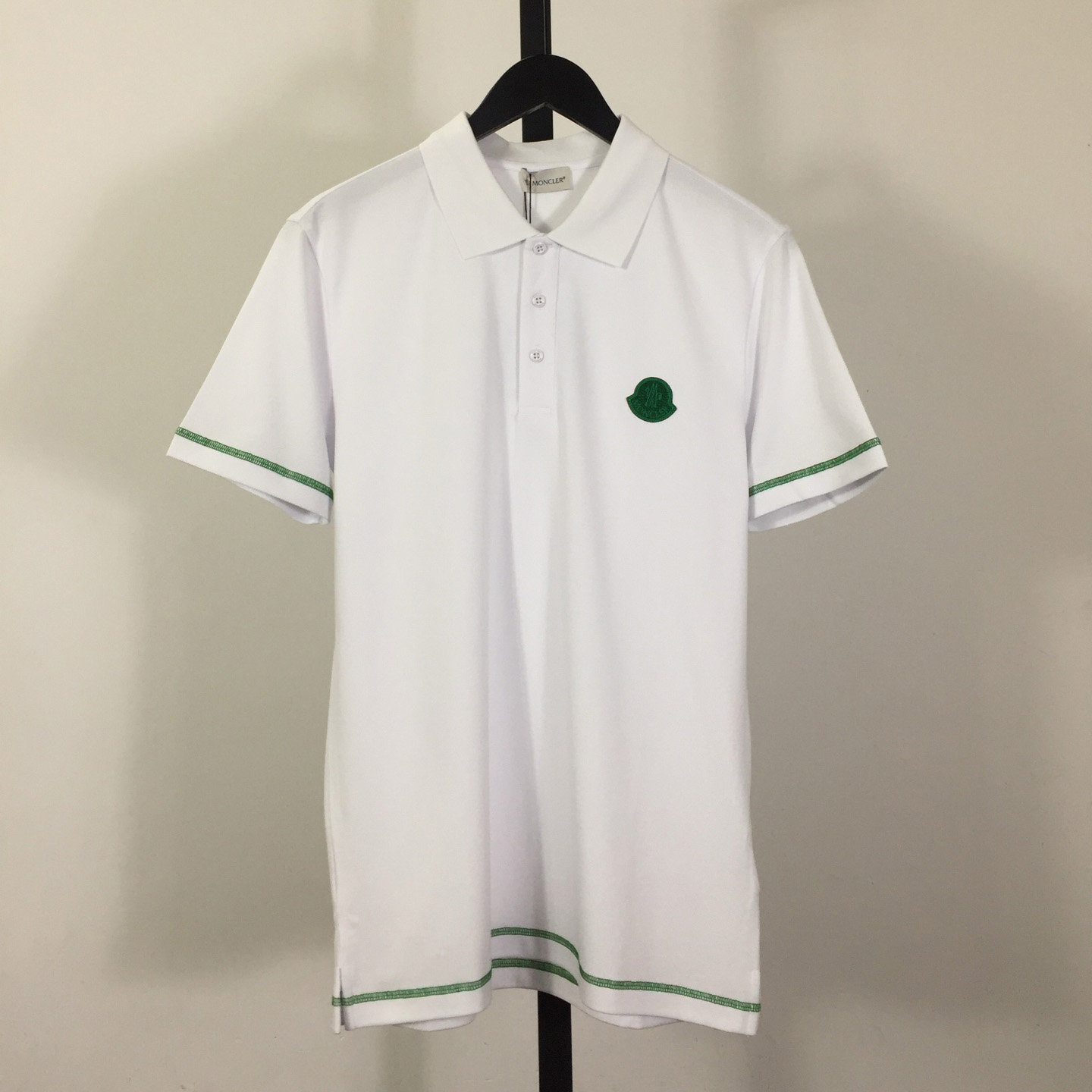 Moncler logo-patch Cotton Polo Shirt - EUR FASHION
