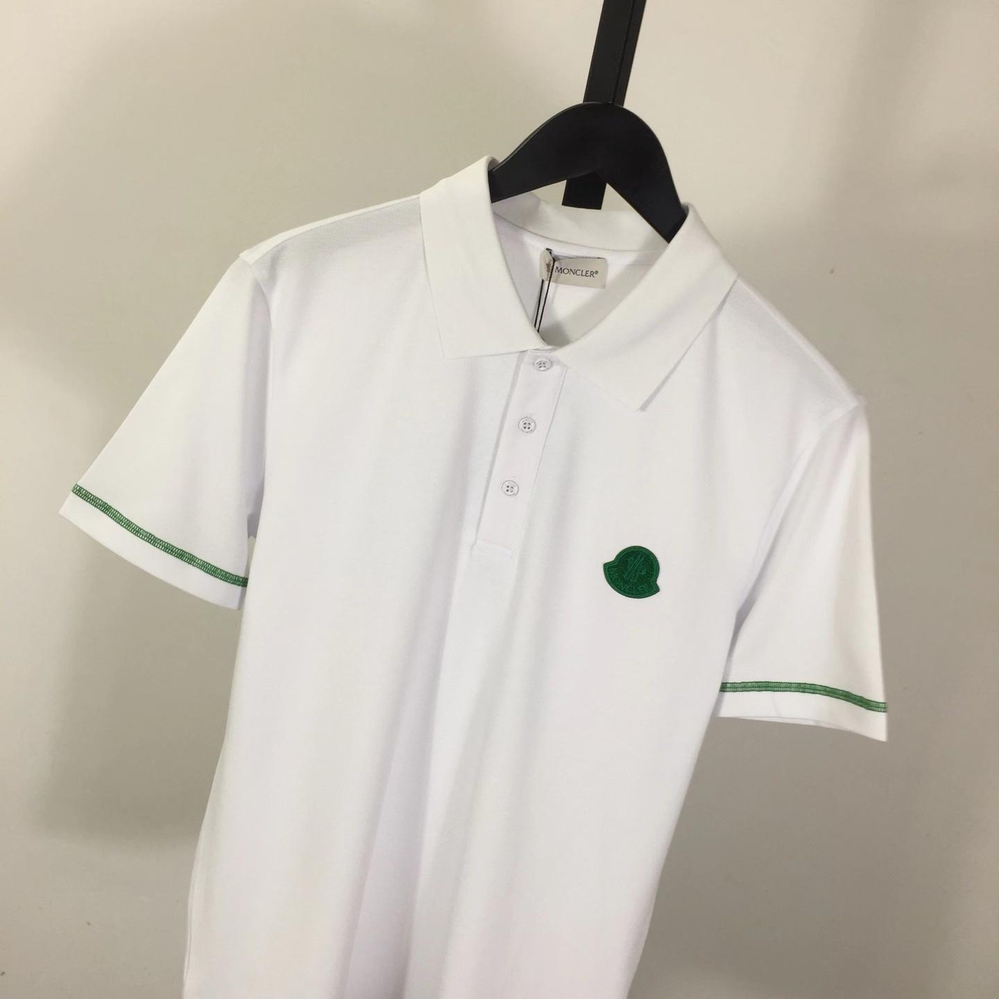 Moncler logo-patch Cotton Polo Shirt - EUR FASHION