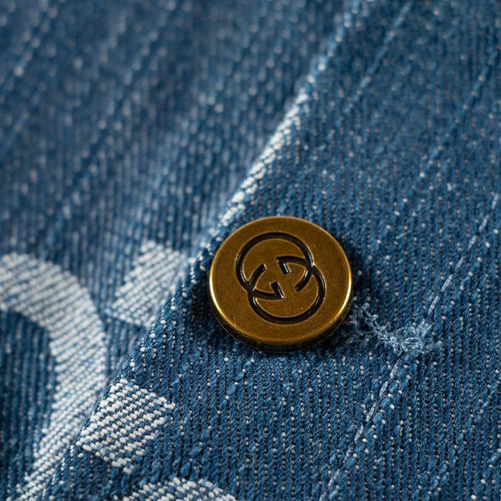 Gucci Jumbo GG Denim Shirt - EUR FASHION