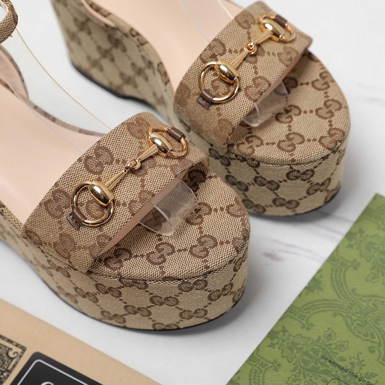 Gucci Women's Horsebit flatform Sandal - EUR FASHION