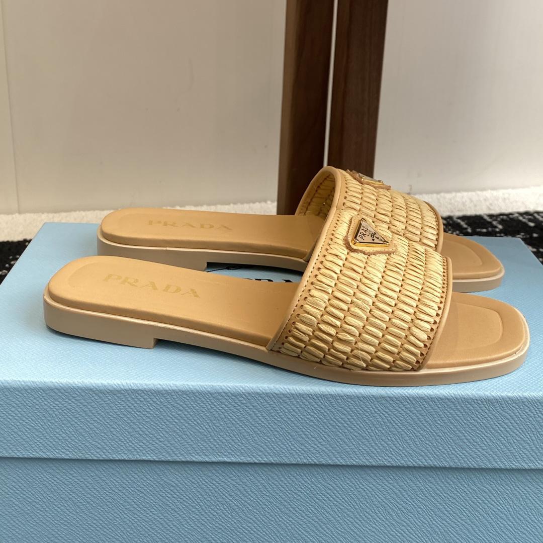 Prada Crochet-detail Sandals  - EUR FASHION