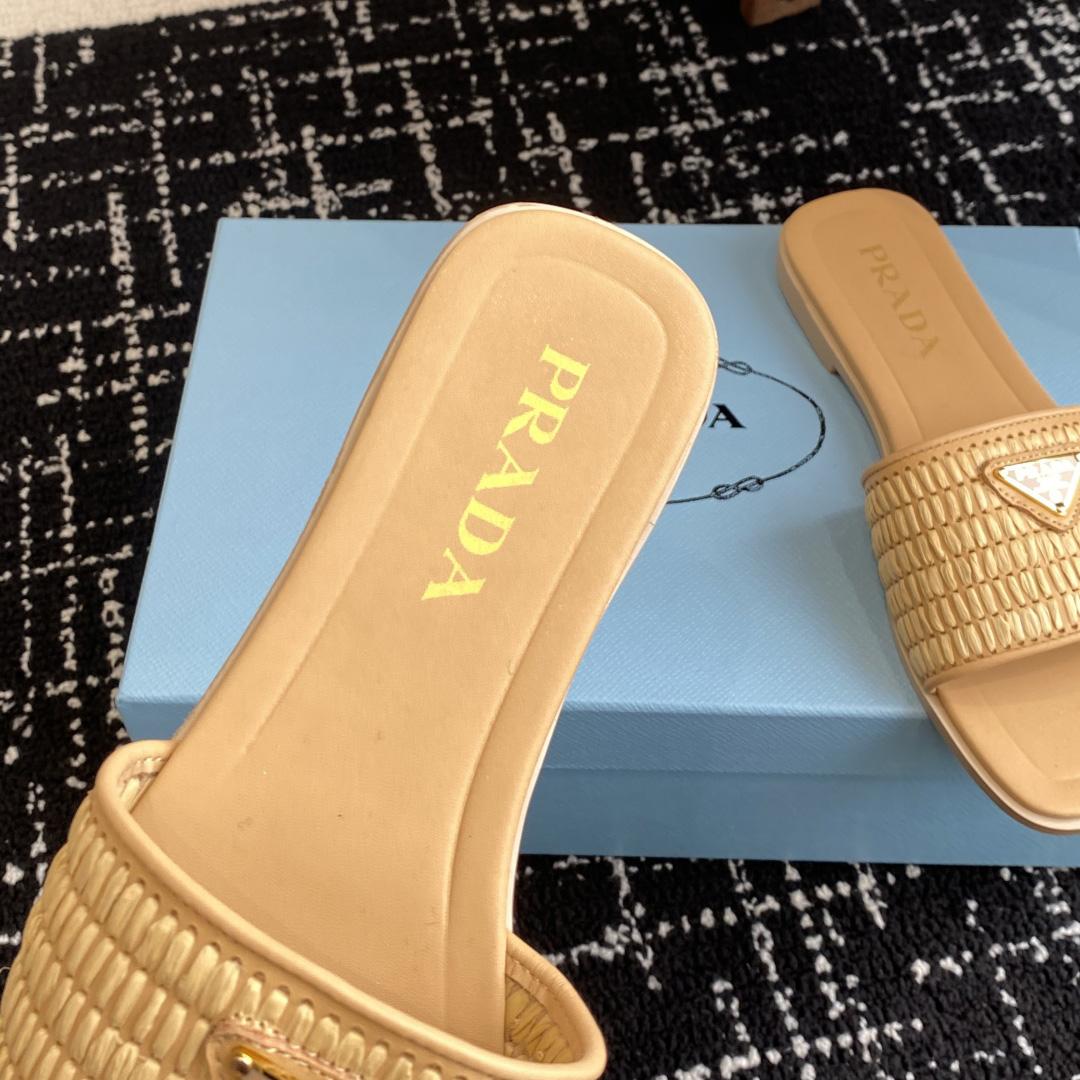 Prada Crochet-detail Sandals  - EUR FASHION