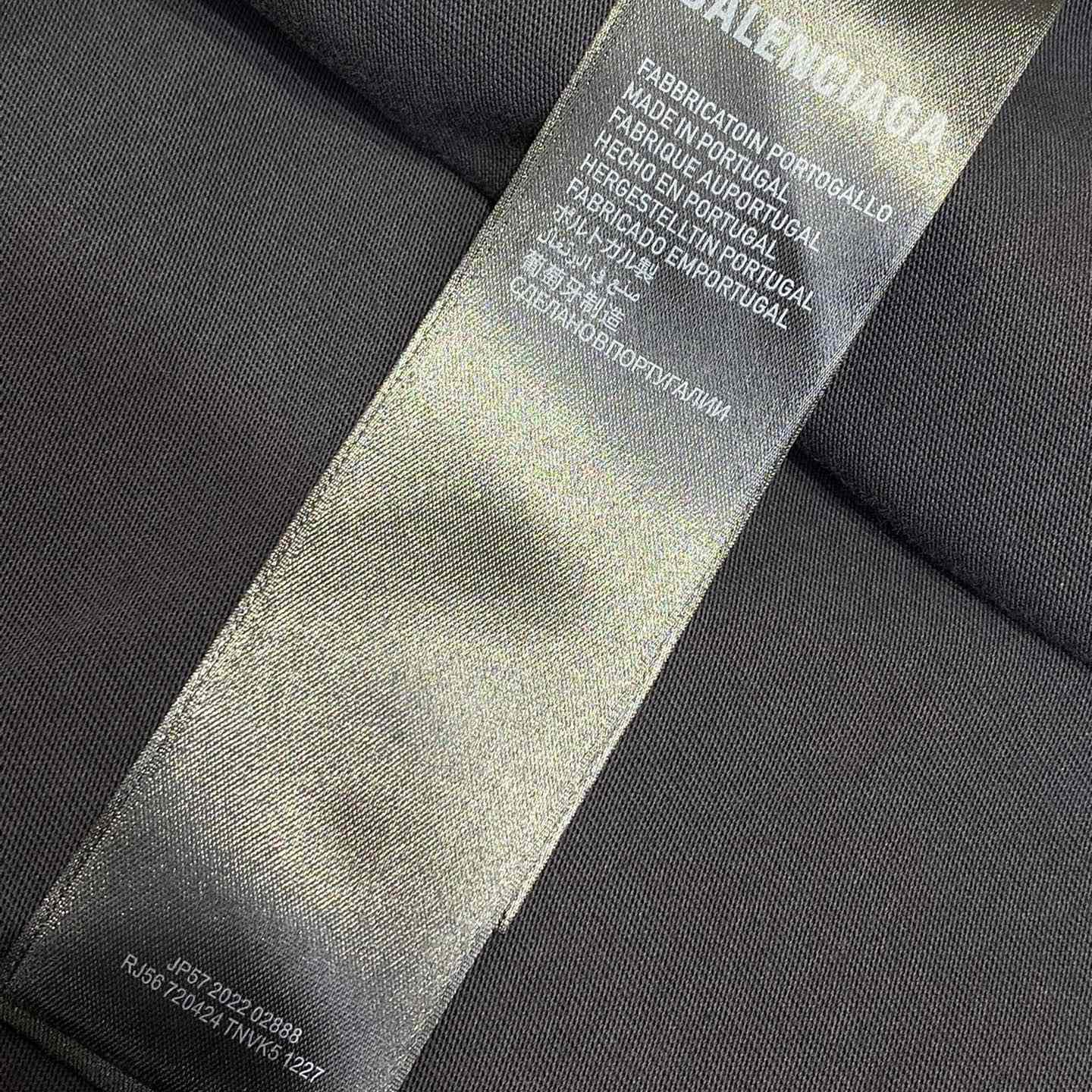 Balenciaga New Tape Type TR T-Shirt Medium Fit In Faded Washed Black - EUR FASHION