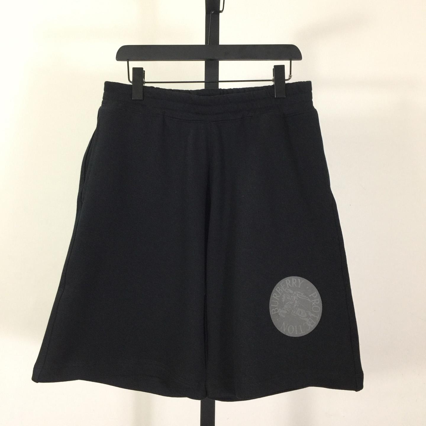 Burberry EKD Badge Cotton Shorts - EUR FASHION