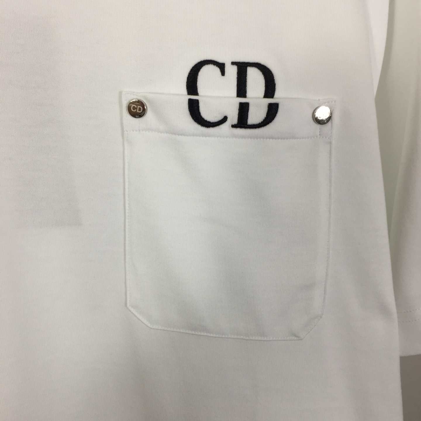 Dior Logo Cotton T-Shirt  - EUR FASHION