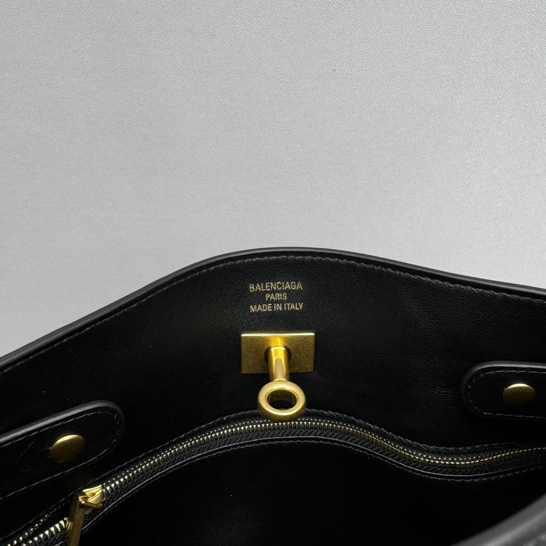 Balenciaga Bel Air Hobo Bag Small In Black - EUR FASHION