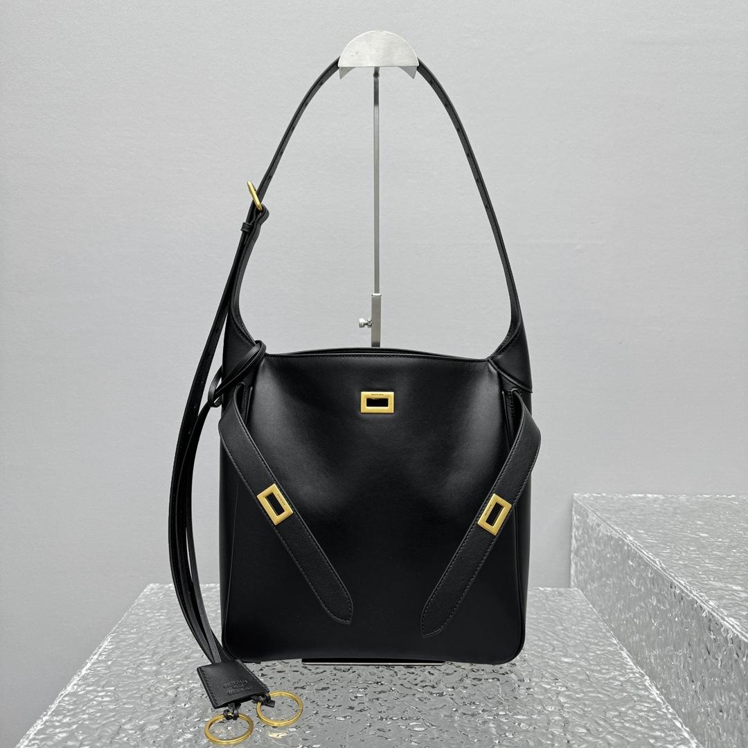 Balenciaga Bel Air Hobo Bag Small In Black - EUR FASHION