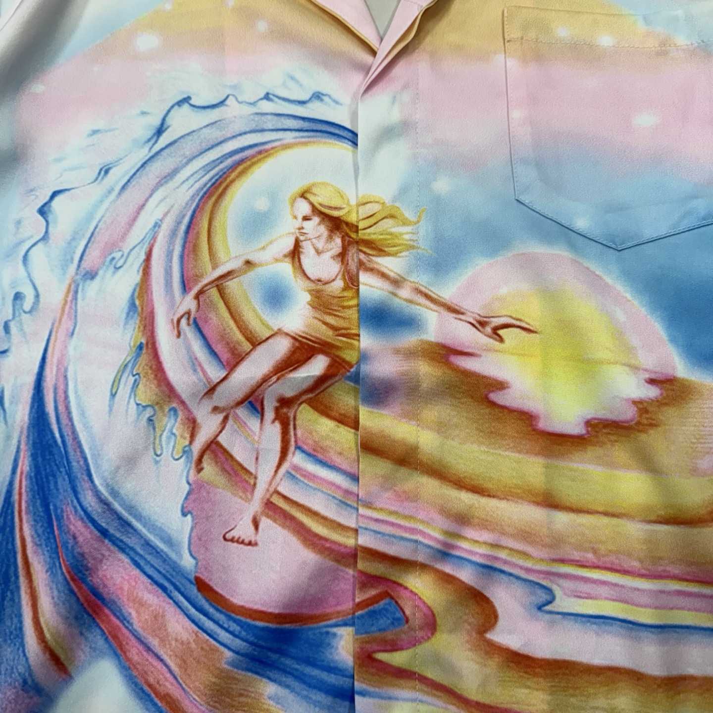 Casablanca Psychedelic Nirvana Swim Shirt - EUR FASHION
