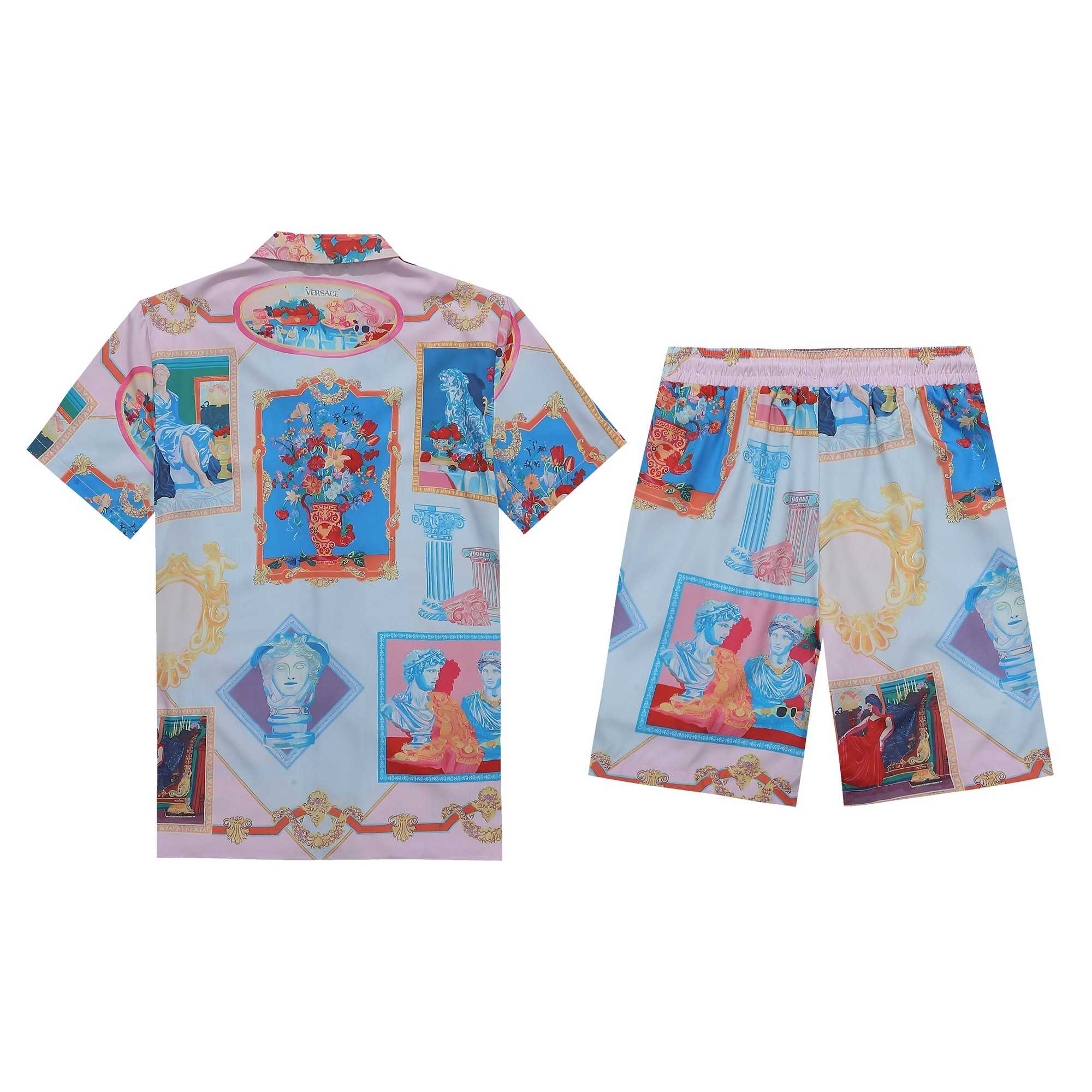 Versace Silk Shirt And Short - EUR FASHION