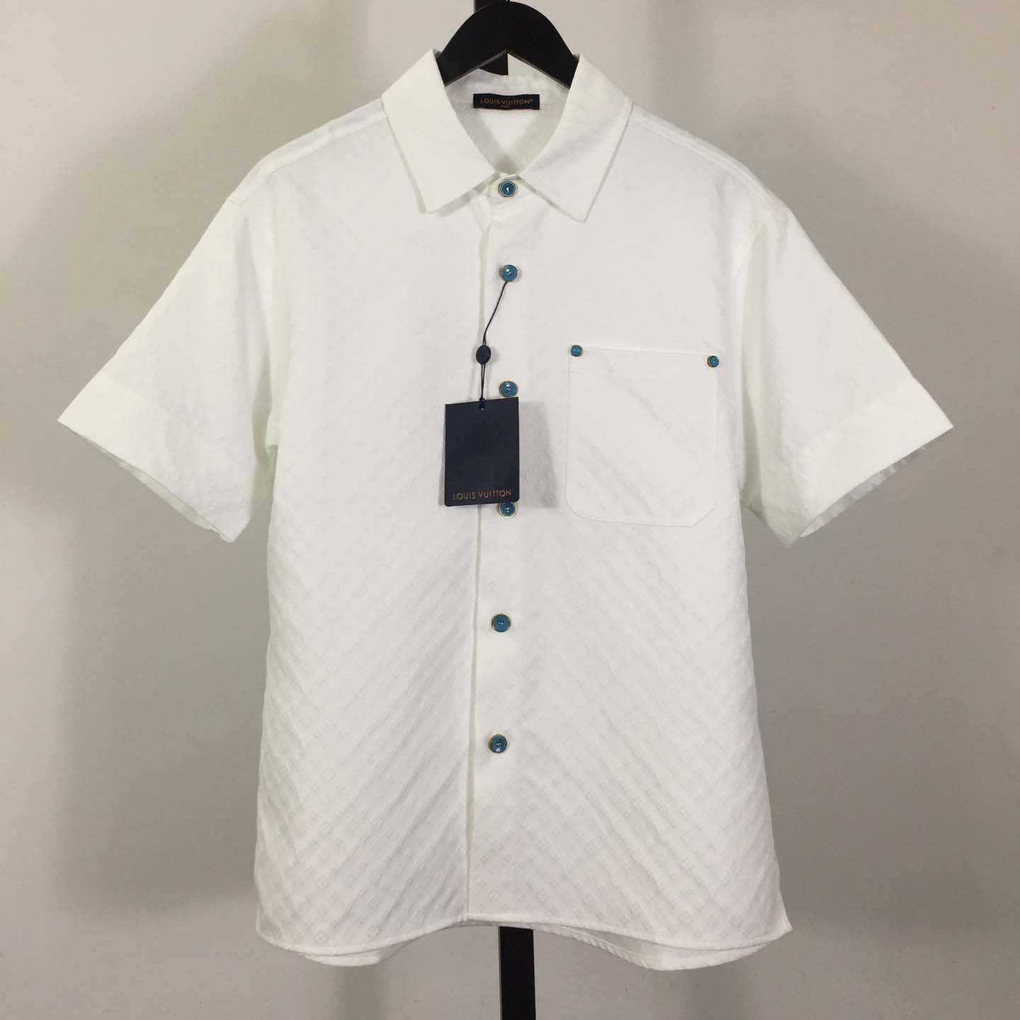 Louis Vuitton Monogram Short-Sleeved Cotton Shirt   - EUR FASHION