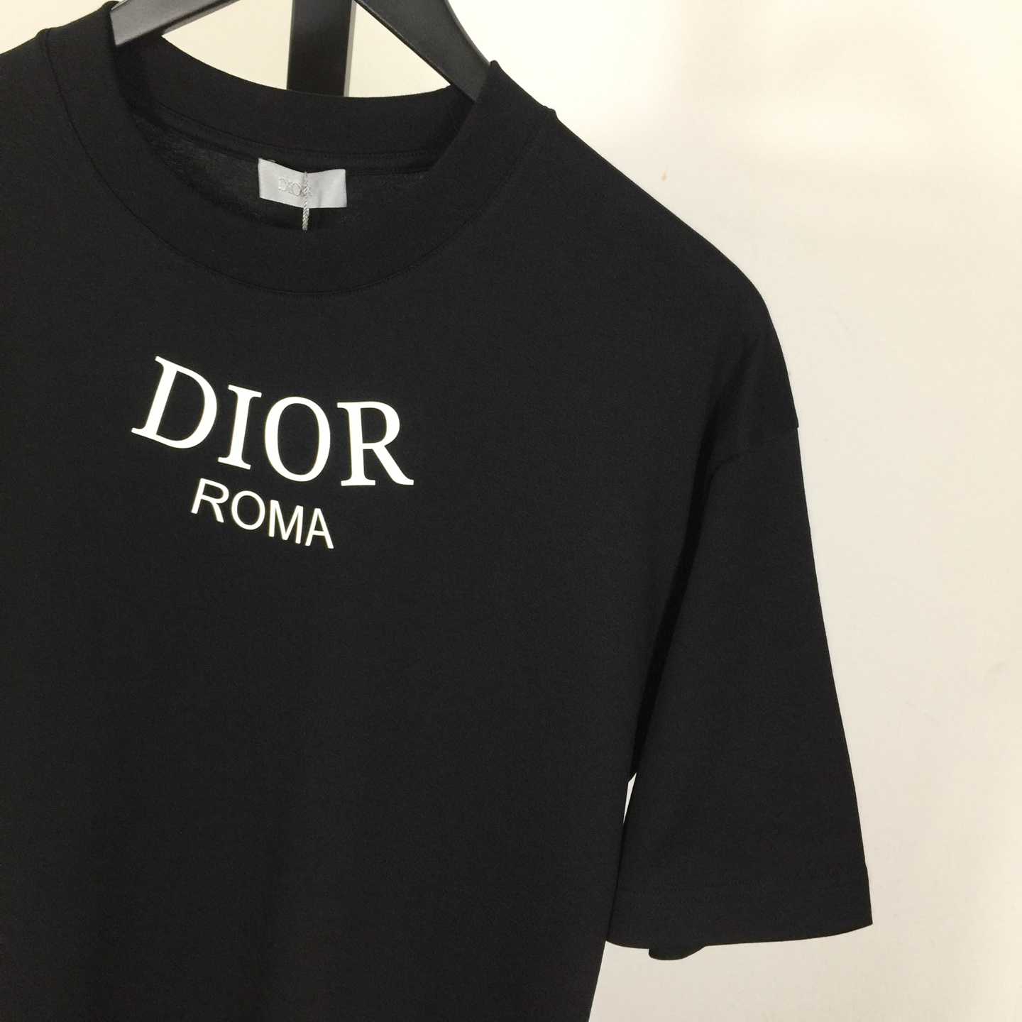 Dior Logo Cotton T-Shirt  - EUR FASHION