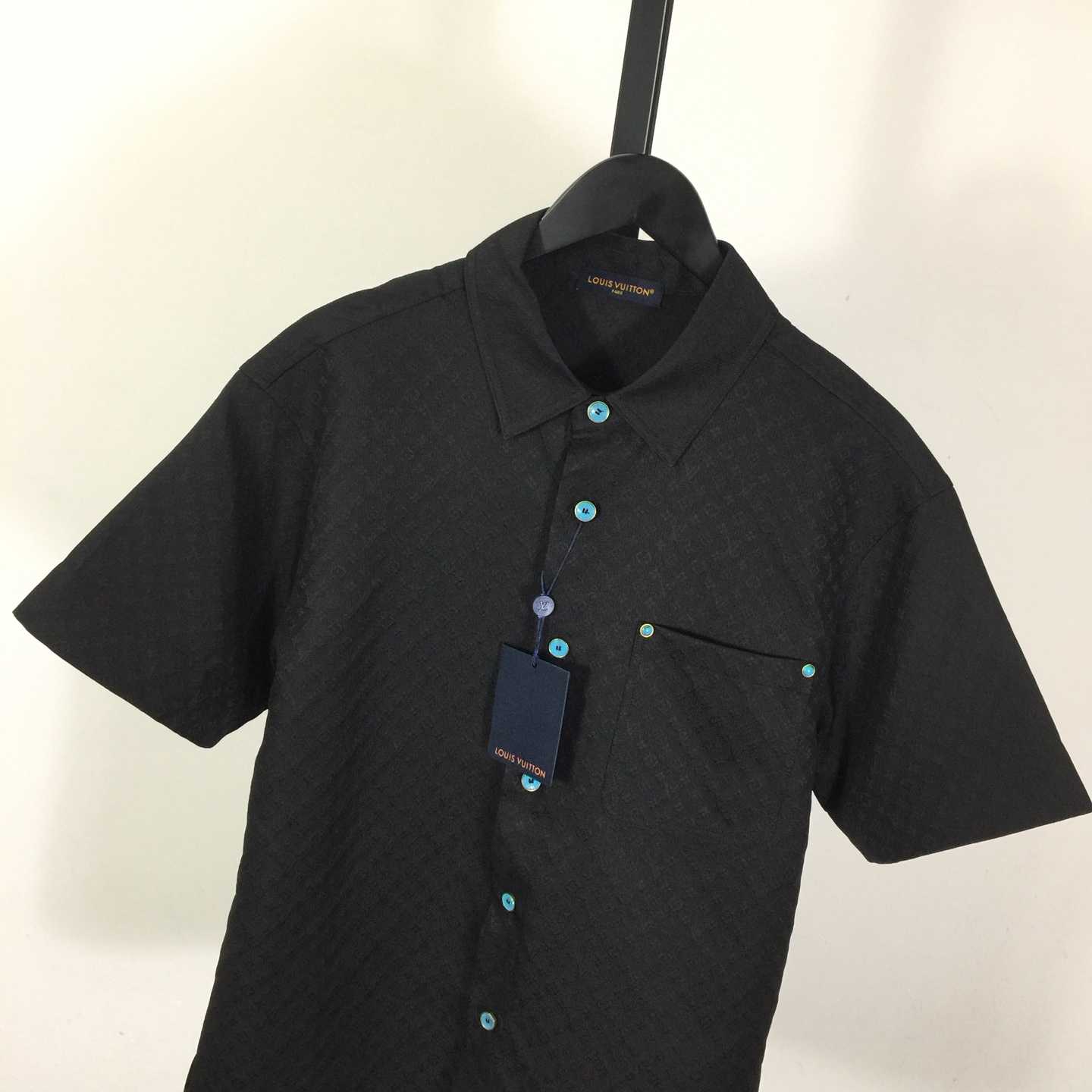 Louis Vuitton Monogram Short-Sleeved Cotton Shirt   - EUR FASHION