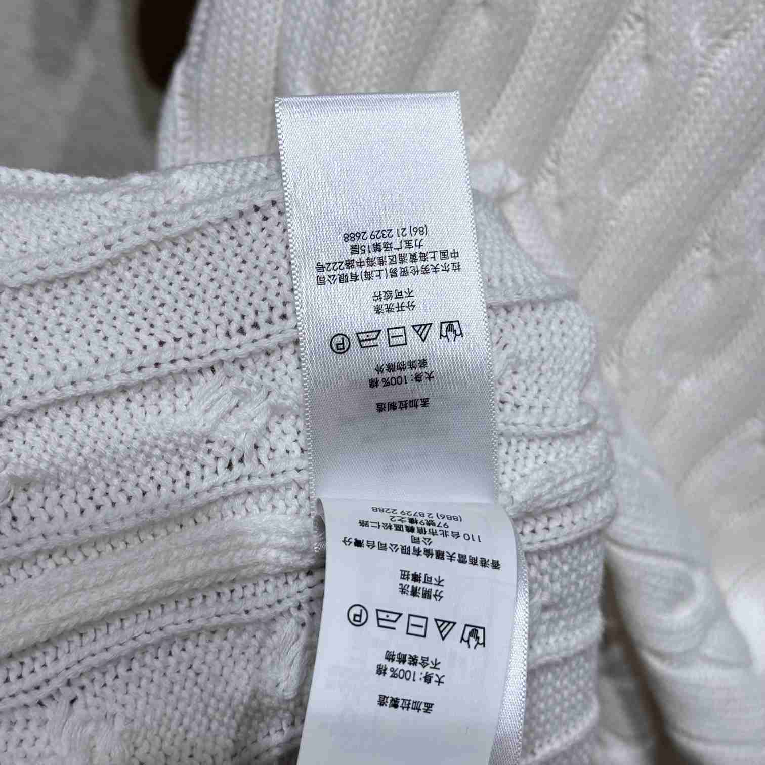 Ralph Lauren Cable-Knit Cotton Polo-Collar Sweater - EUR FASHION