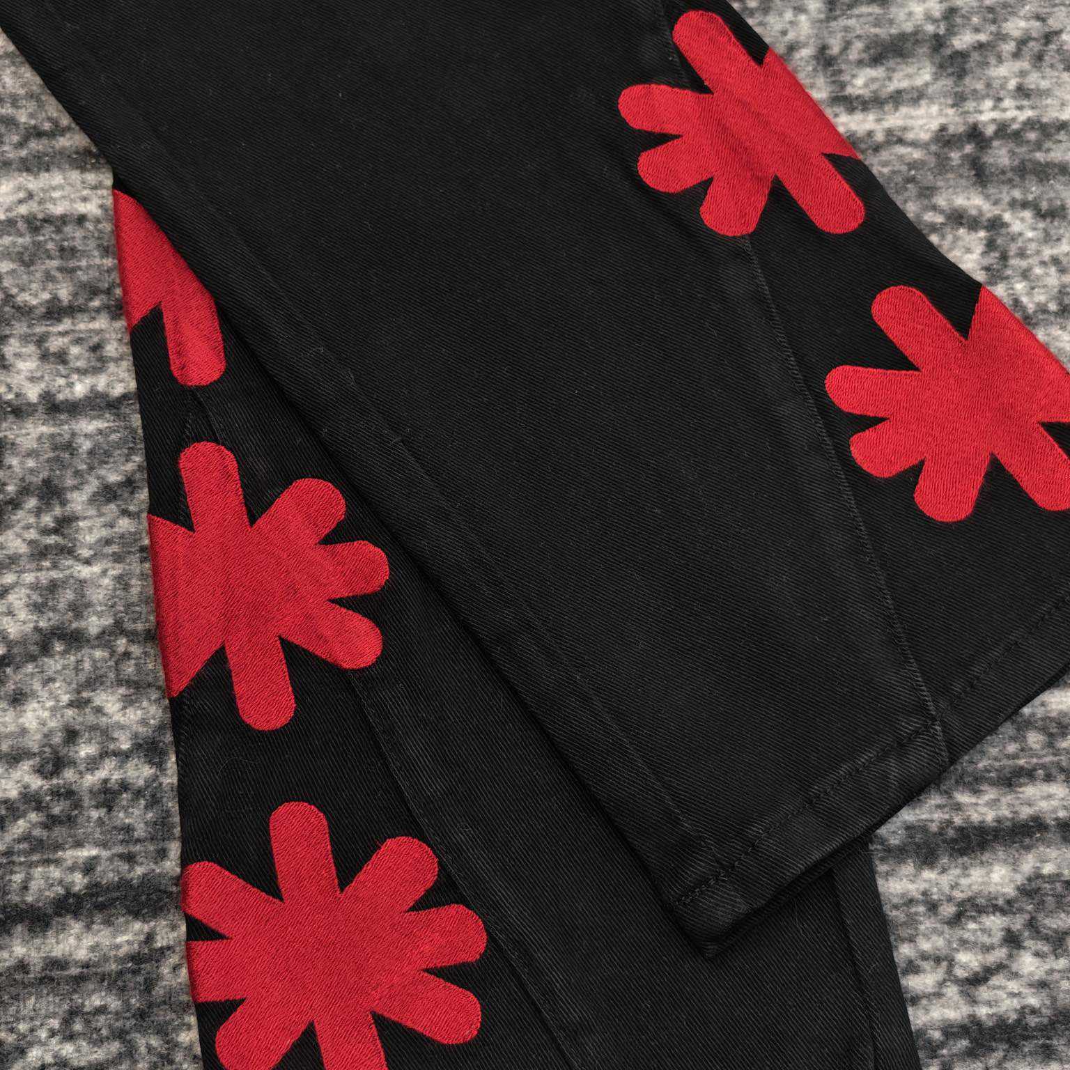 Lost Shadows  Red Waxed Denim   709 - EUR FASHION