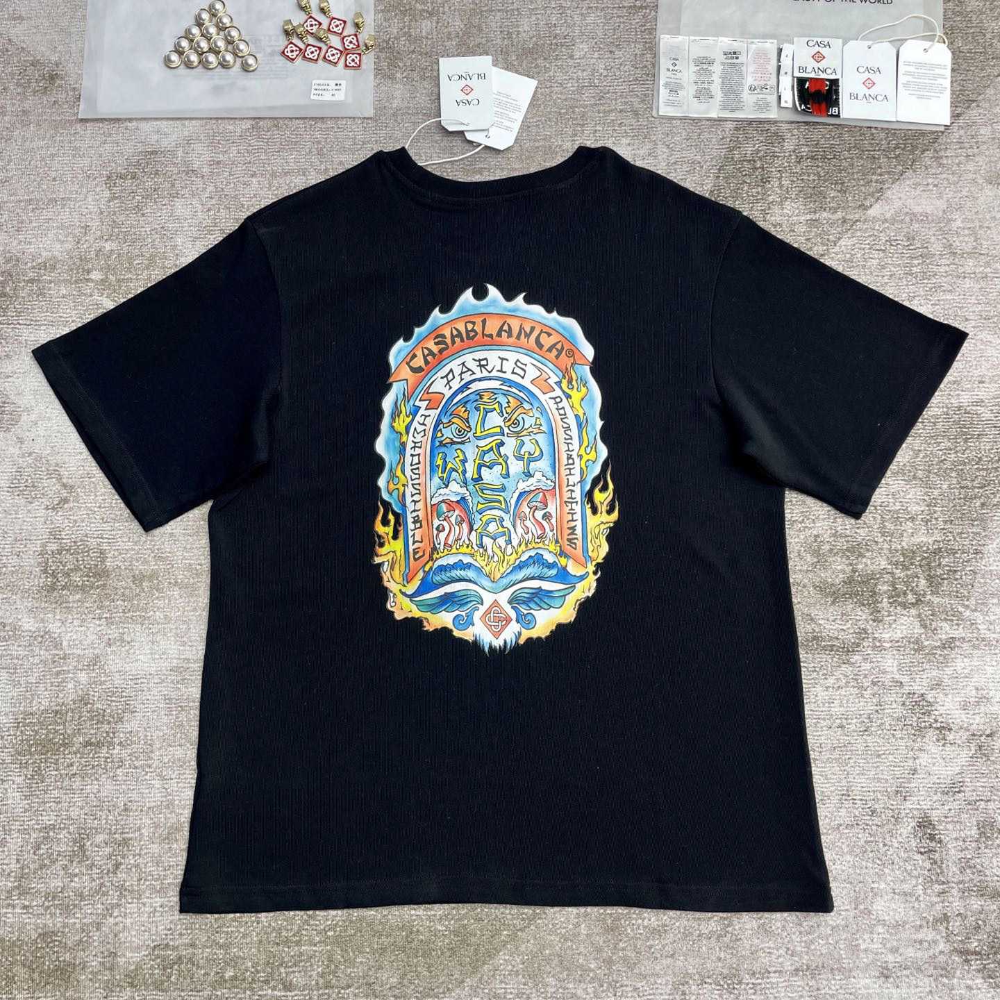 Casablanca Casa Way Skate Printed T-shirt   C984 - EUR FASHION