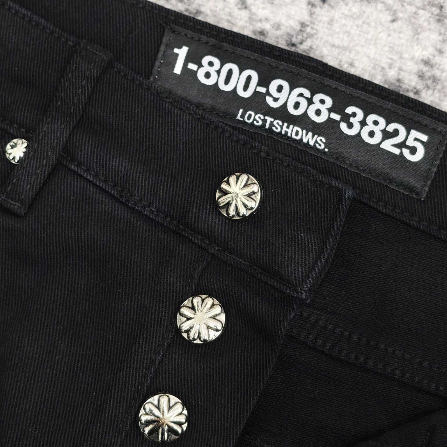Lost Shadows Black Waxed Denim   707 - EUR FASHION