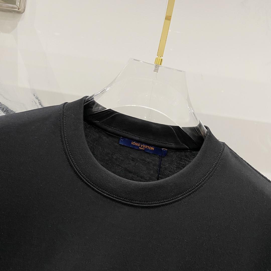 Louis Vuitton Embellished Short-Sleeved Cotton Crewneck   1AFRJG - EUR FASHION