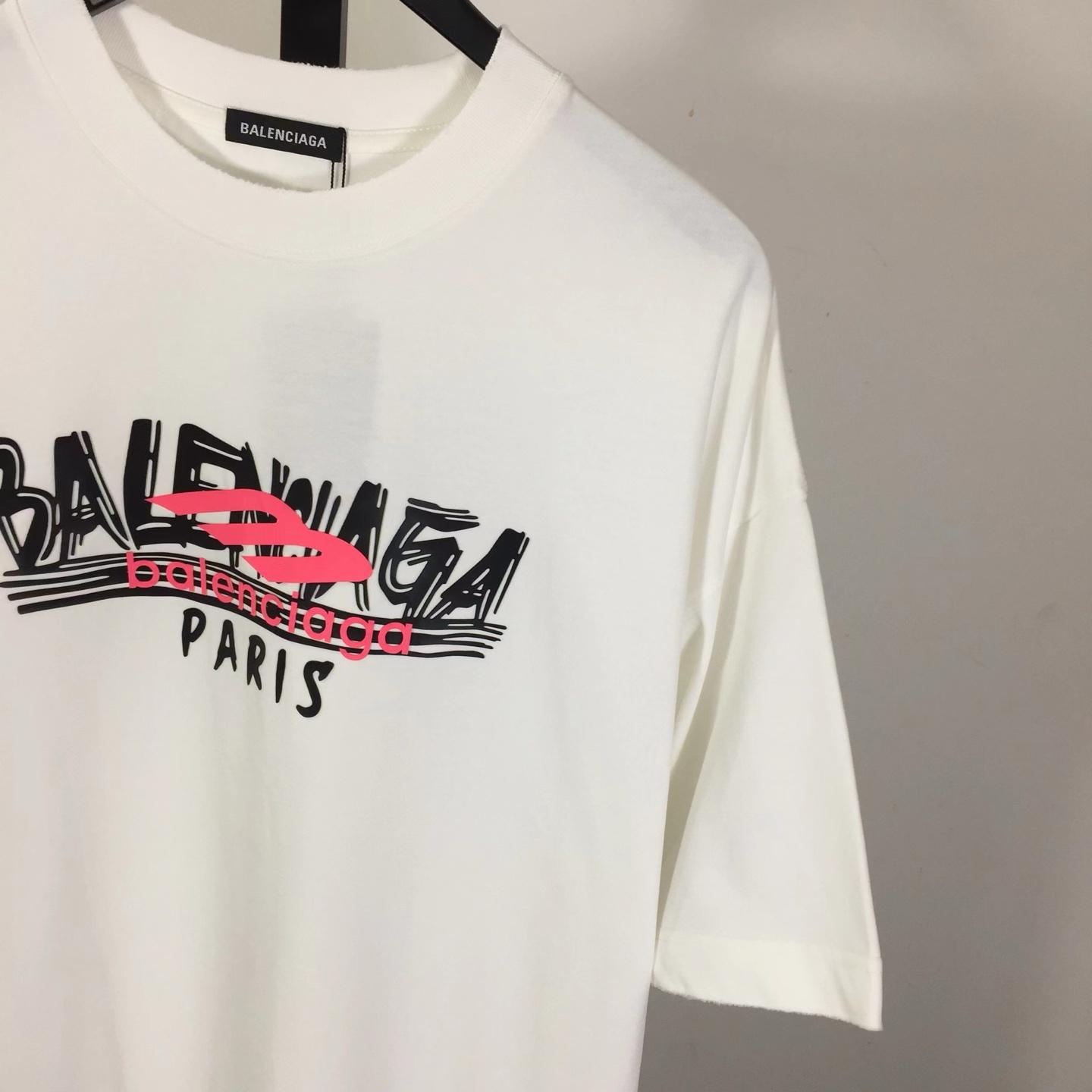 Balenciaga Cotton T-Shirt Medium Fit - EUR FASHION