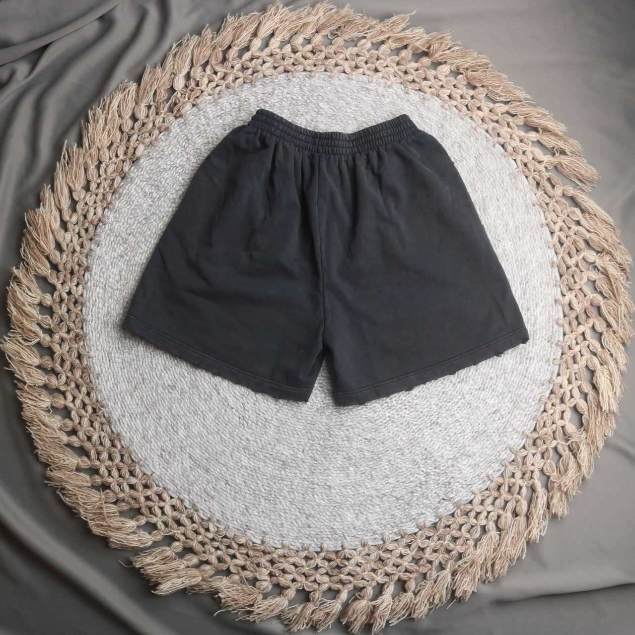 Balenciaga Burning Unity Arch Molleton Shorts  - EUR FASHION