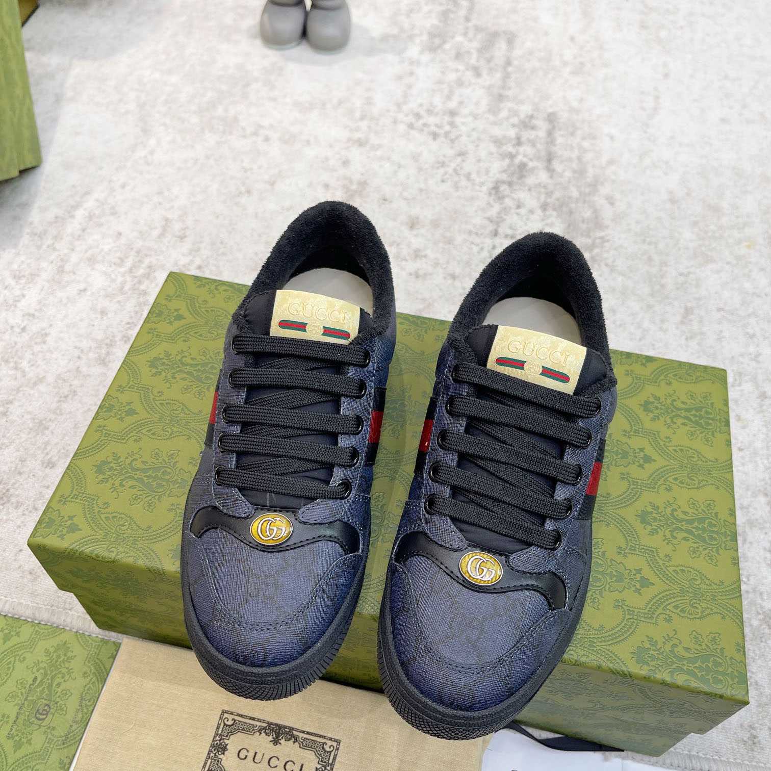 Gucci Men's Screener Sneaker  - EUR FASHION