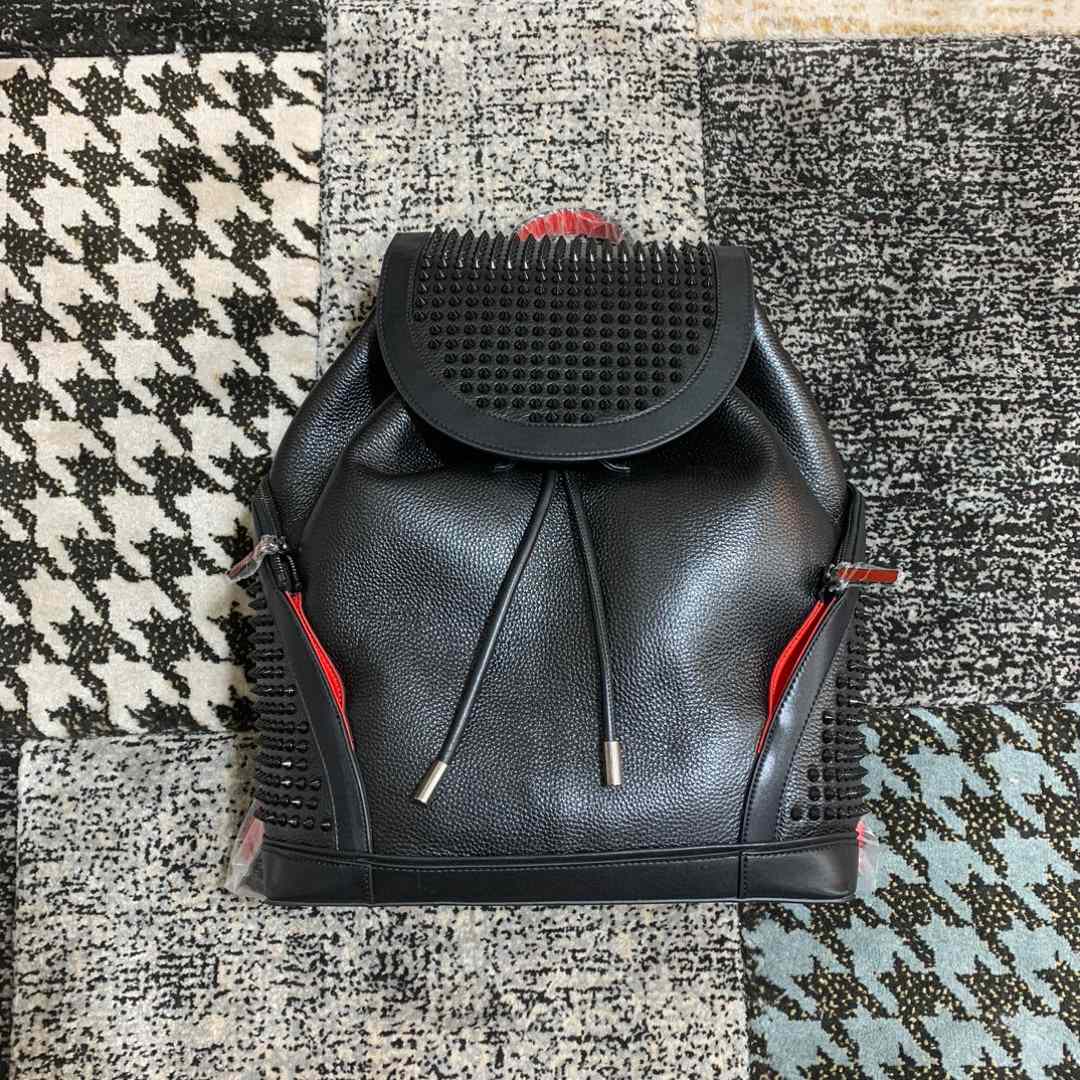 Christian Louboutin Black Backpack（Without a box） - EUR FASHION