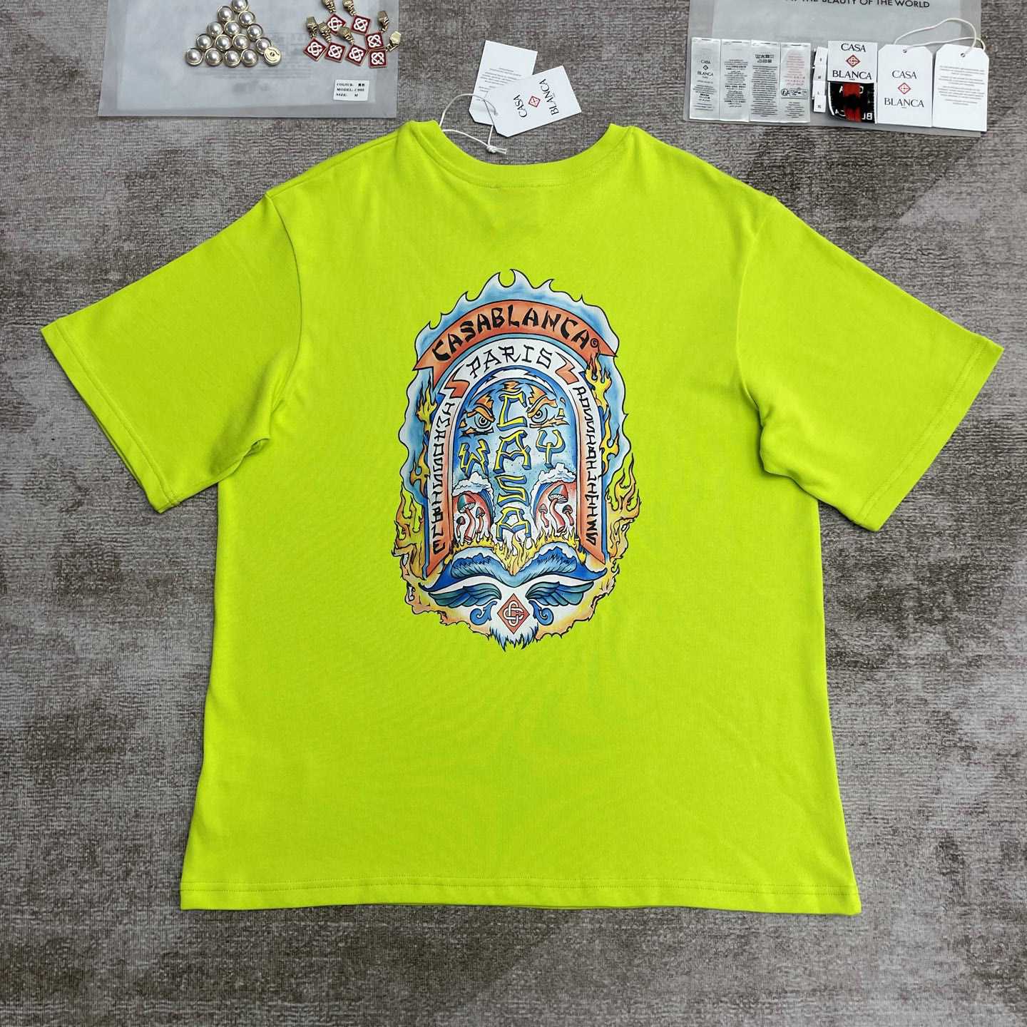 Casablanca Casa Way Skate Printed T-shirt   C980 - EUR FASHION