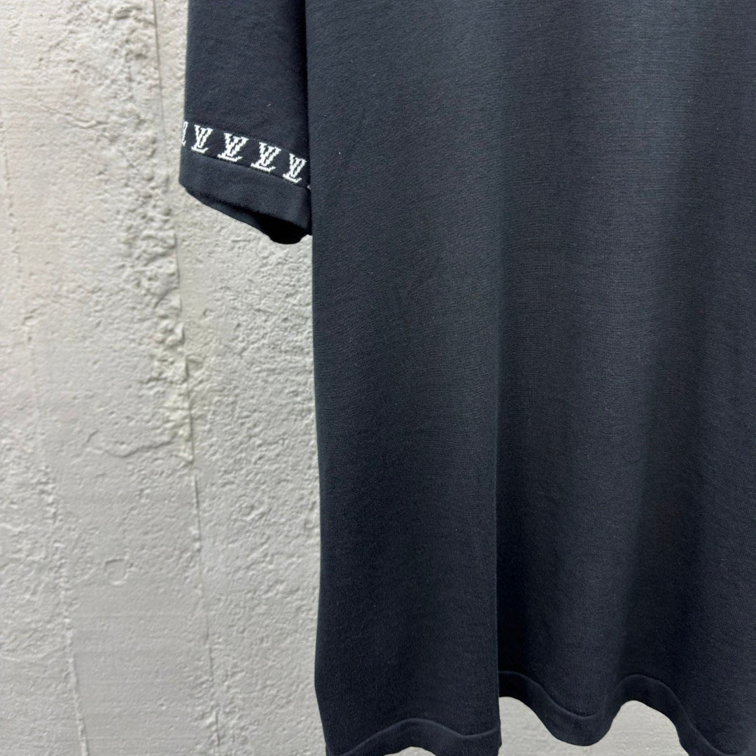 Louis Vuitton Short-Sleeved Cotton Crewneck  1AGKMG - EUR FASHION