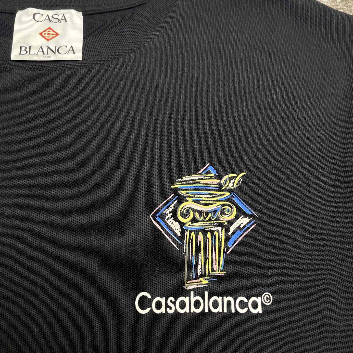 Casablanca Diamond Column Printed T-Shirt   C953 - EUR FASHION