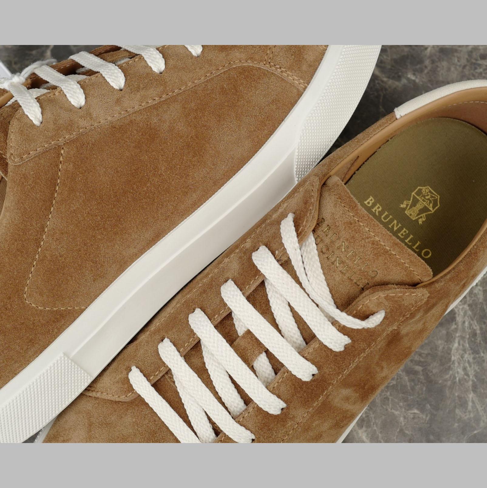 Brunello Cucinelli Suede Sneakers - EUR FASHION