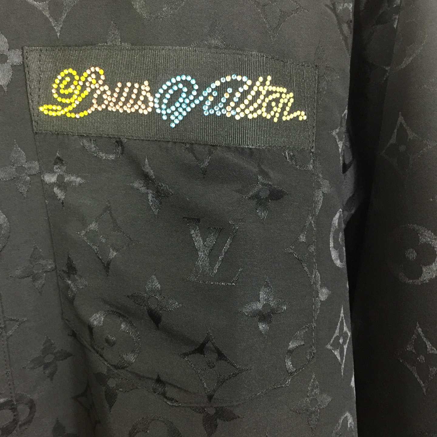Louis Vuitton Monogram Moire Jacquard Silk Overshirt  1AGTGQ - EUR FASHION