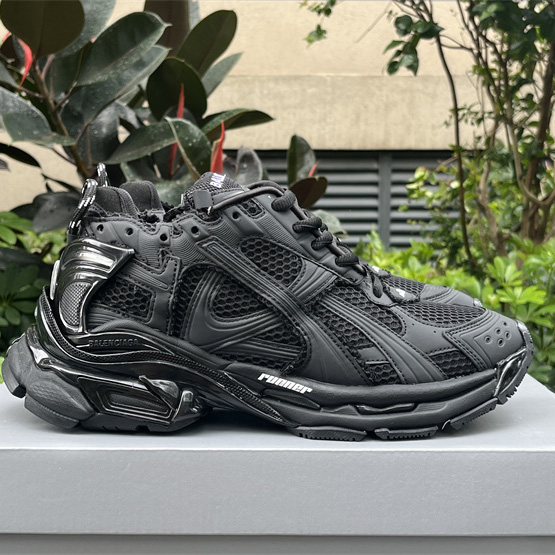 Balenciaga Runner Sneaker In Matte Black - EUR FASHION