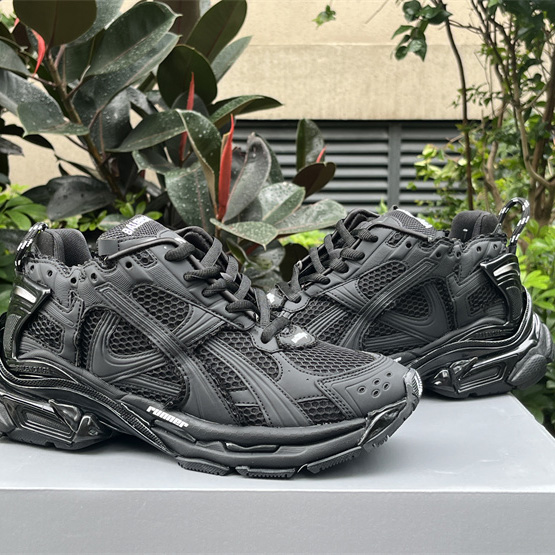 Balenciaga Runner Sneaker In Matte Black - EUR FASHION