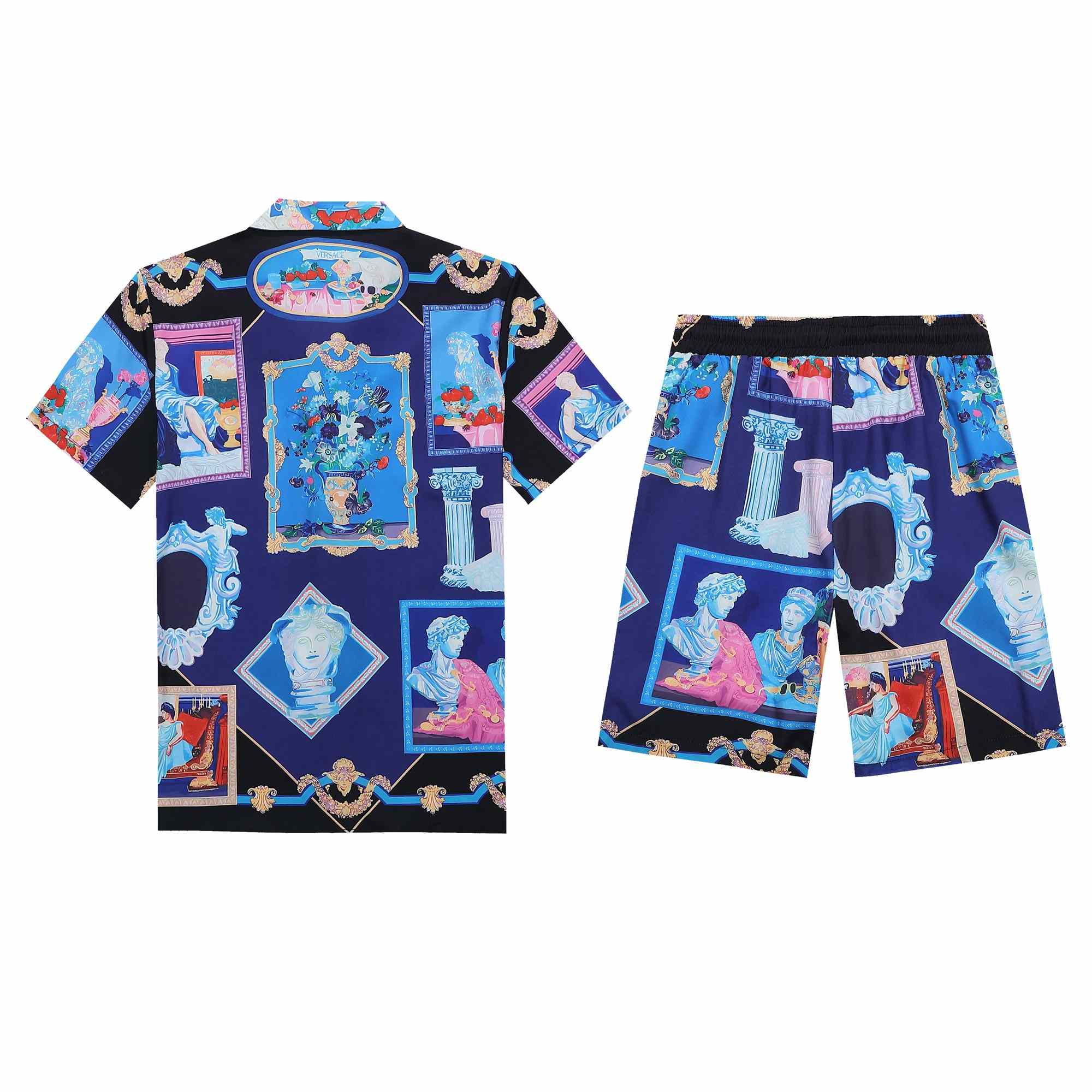 Versace Silk Shirt And Short - EUR FASHION