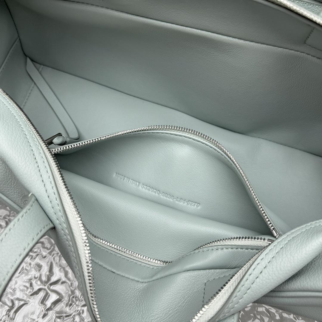 Balenciaga Carrie Bowling Bag Small In Mineral Green - EUR FASHION