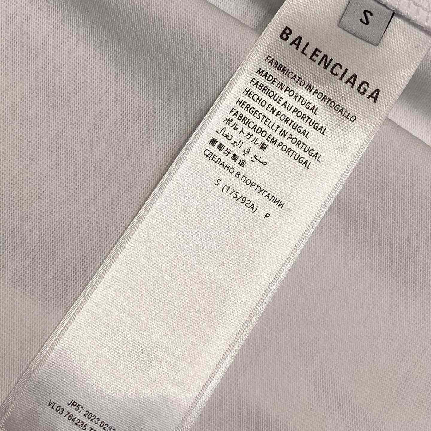 Balenciaga 360 Sunglasses T-Shirt Medium Fit In Dirty White - EUR FASHION