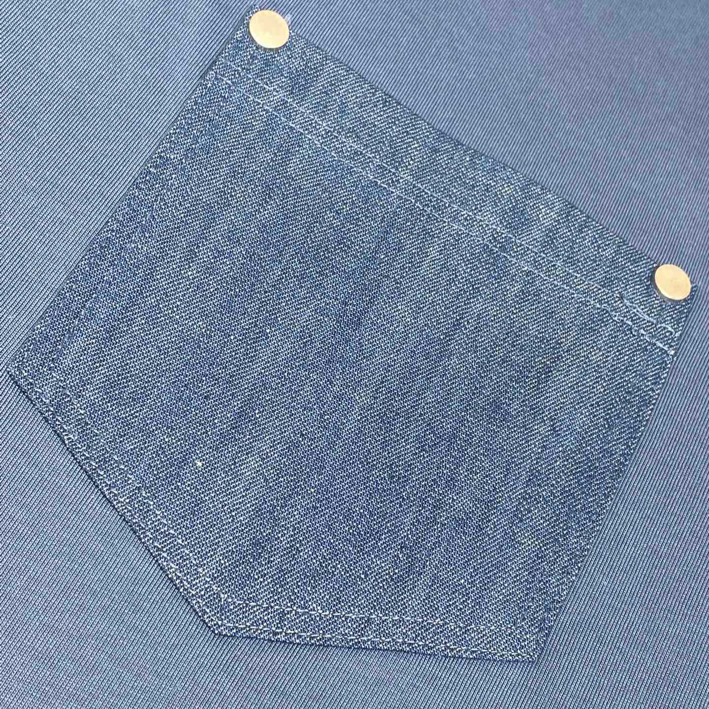 Moncler Cotton & Denim T-shirt With Pocket - EUR FASHION